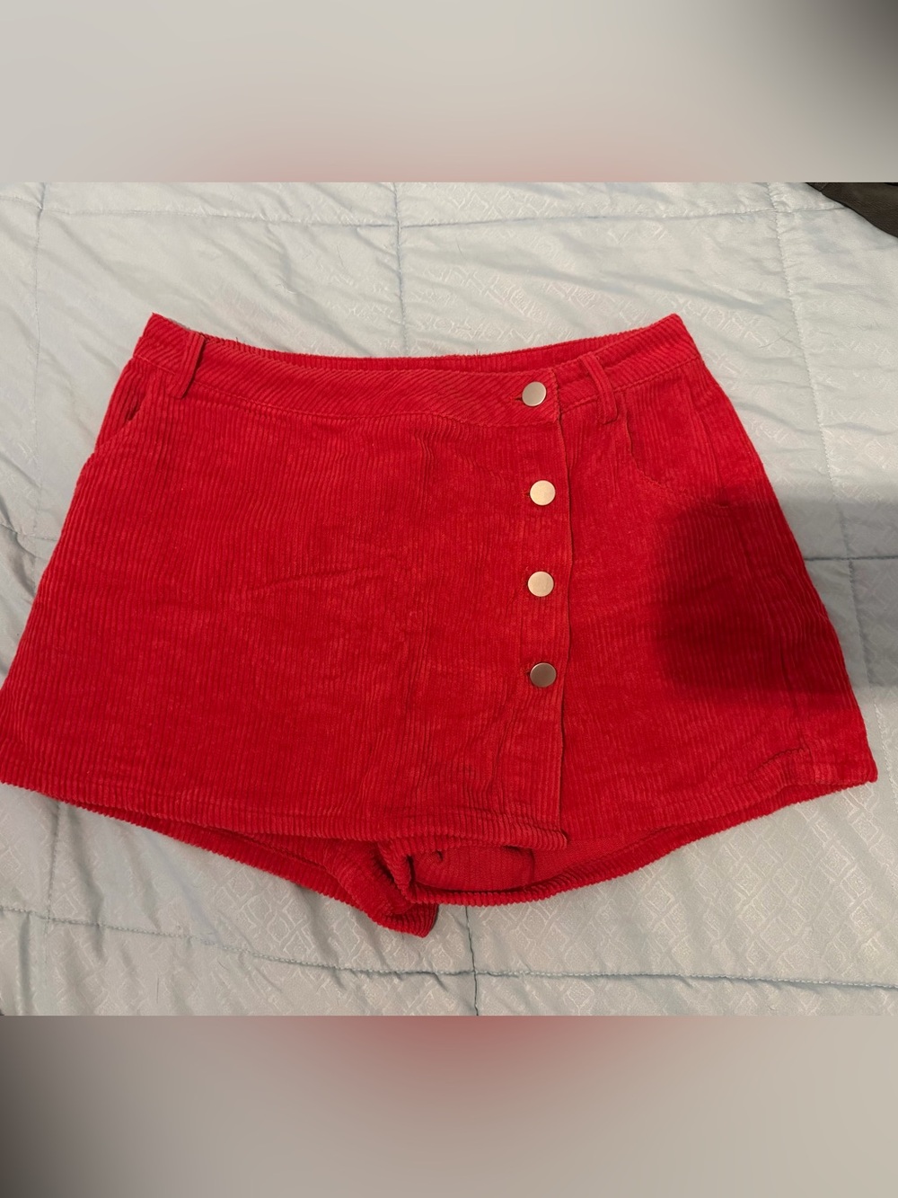 Red skort